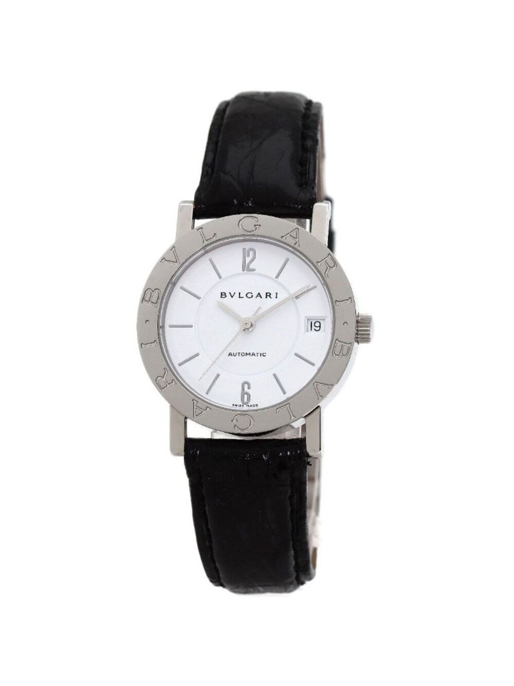 Bvlgari Auto Watch SS Leather